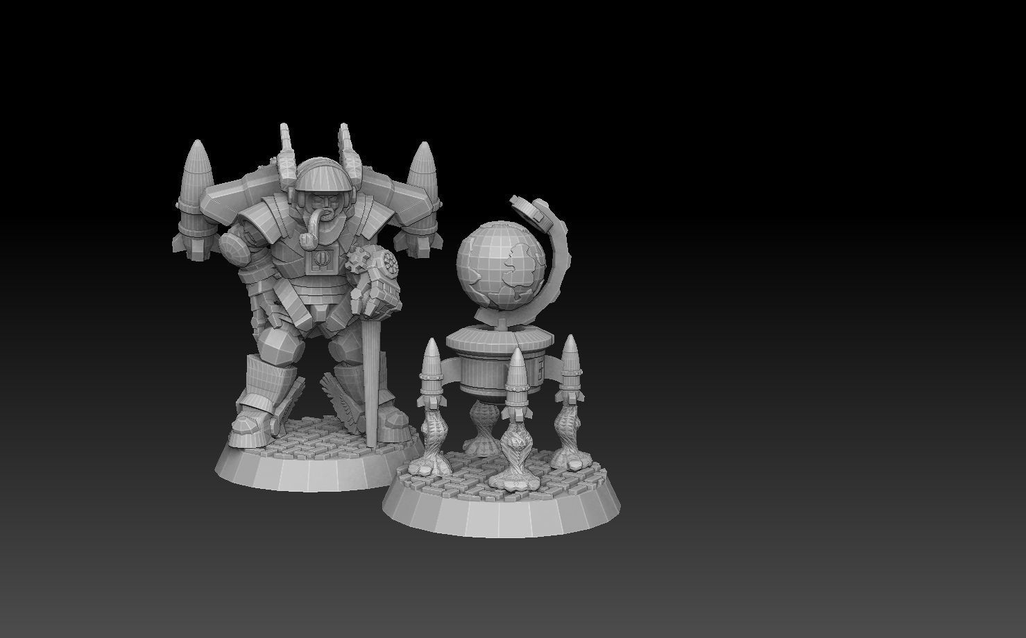 Astroknight Rocketmen Megapack 3D print model_61
