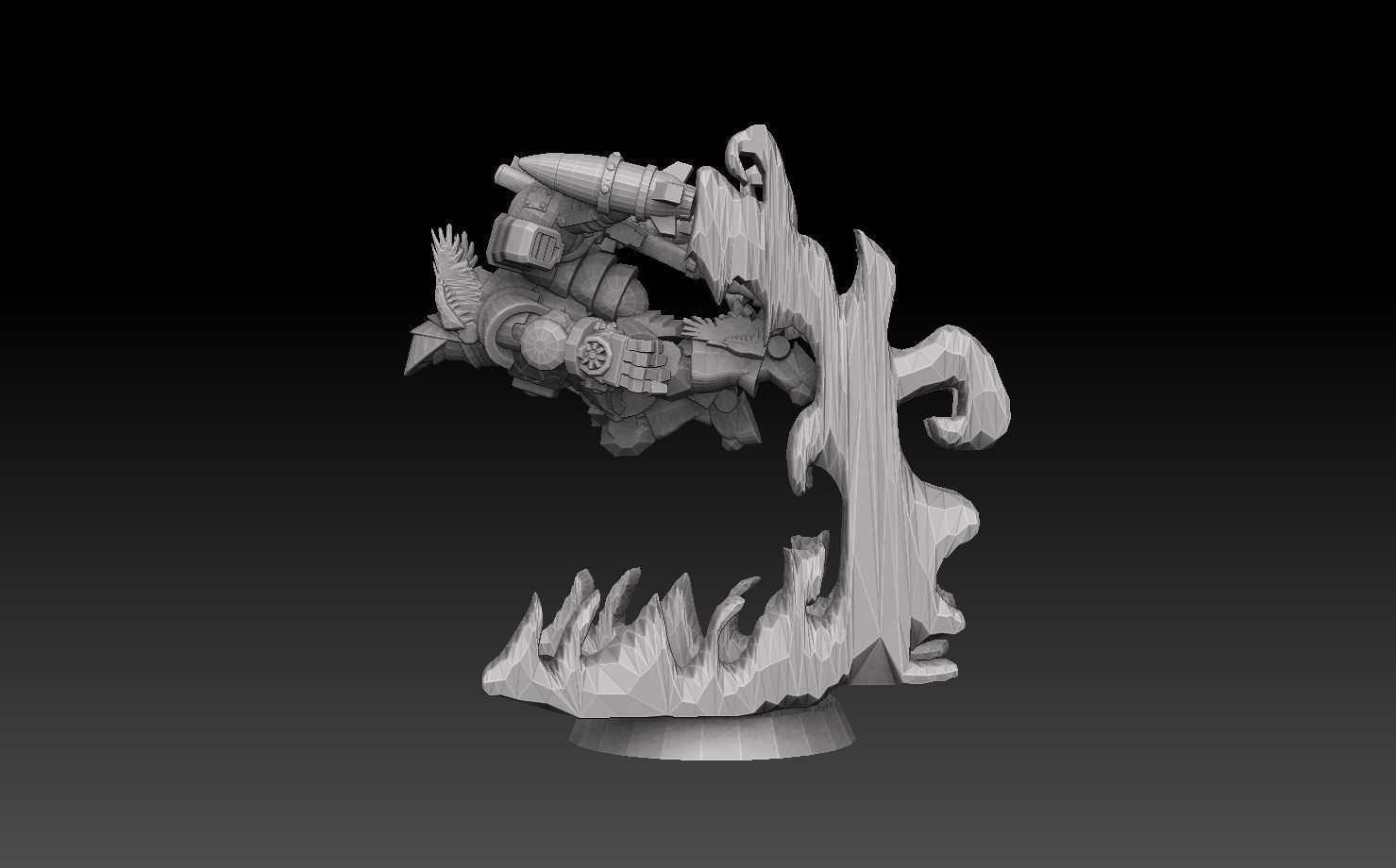 Astroknight Rocketmen Megapack 3D print model_6