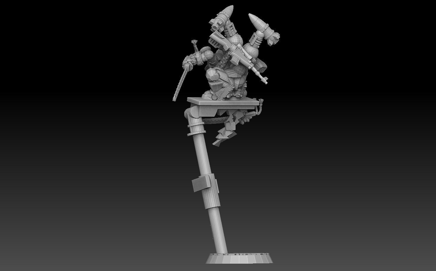 Astroknight Rocketmen Megapack 3D print model_67