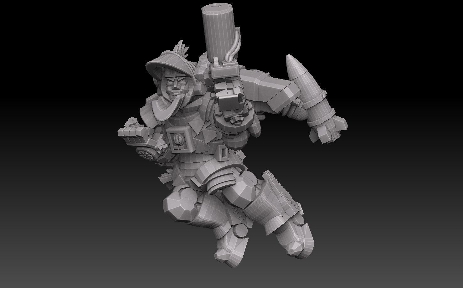 Astroknight Rocketmen Megapack 3D print model_42