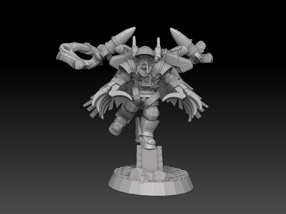 Astroknight Rocketmen Megapack 3D print model_5