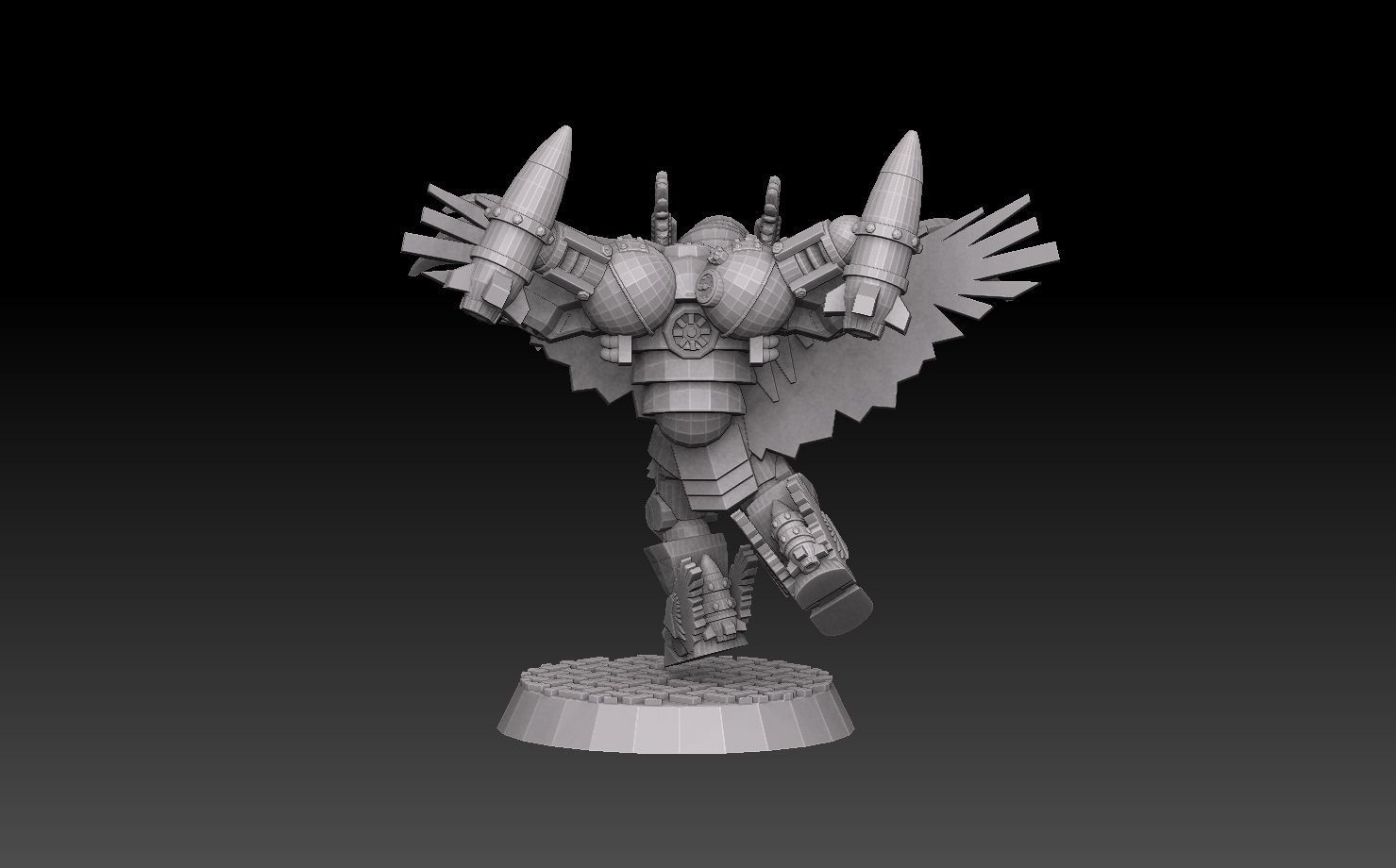 Astroknight Rocketmen Megapack 3D print model_12