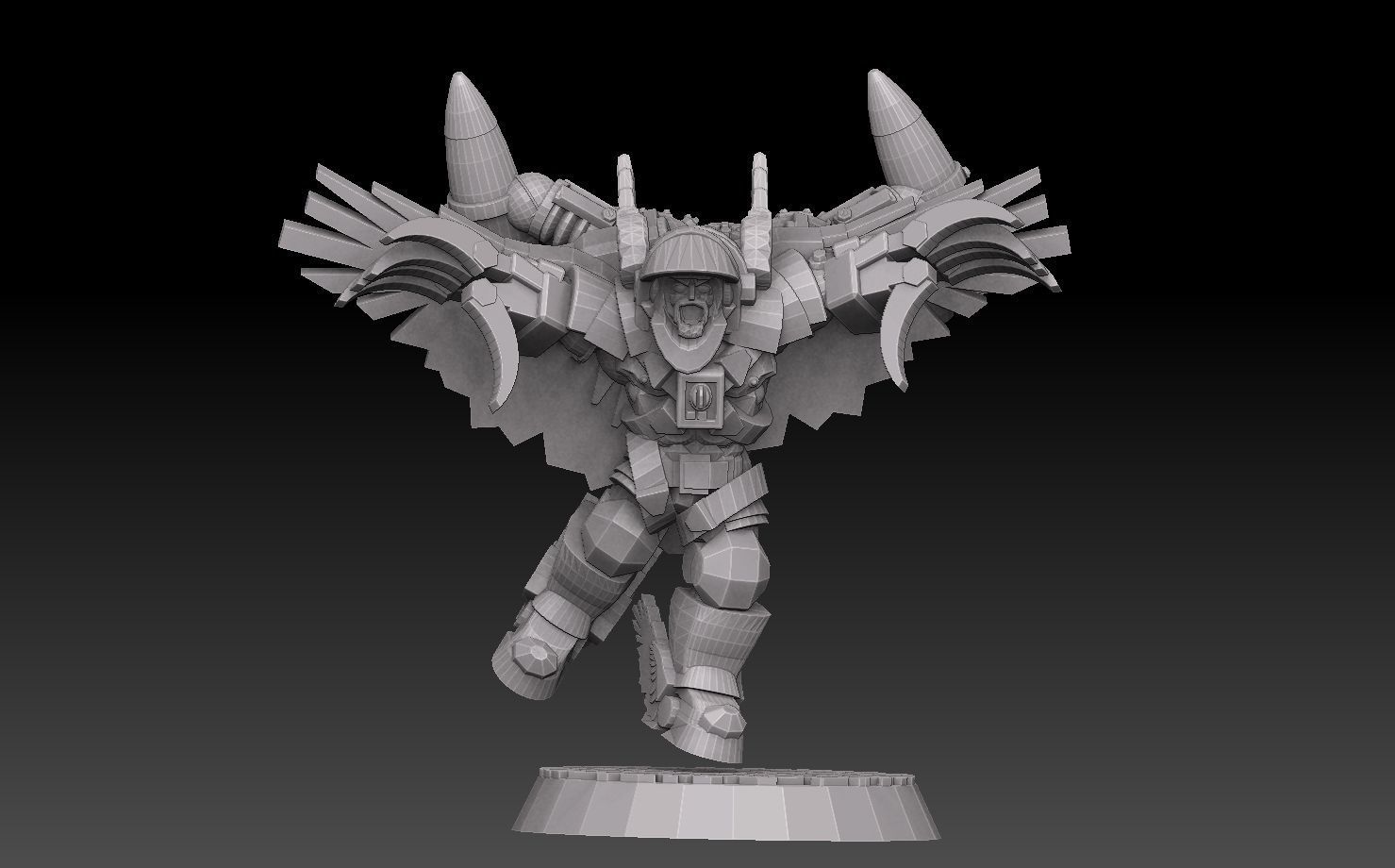 Astroknight Rocketmen Megapack 3D print model_50