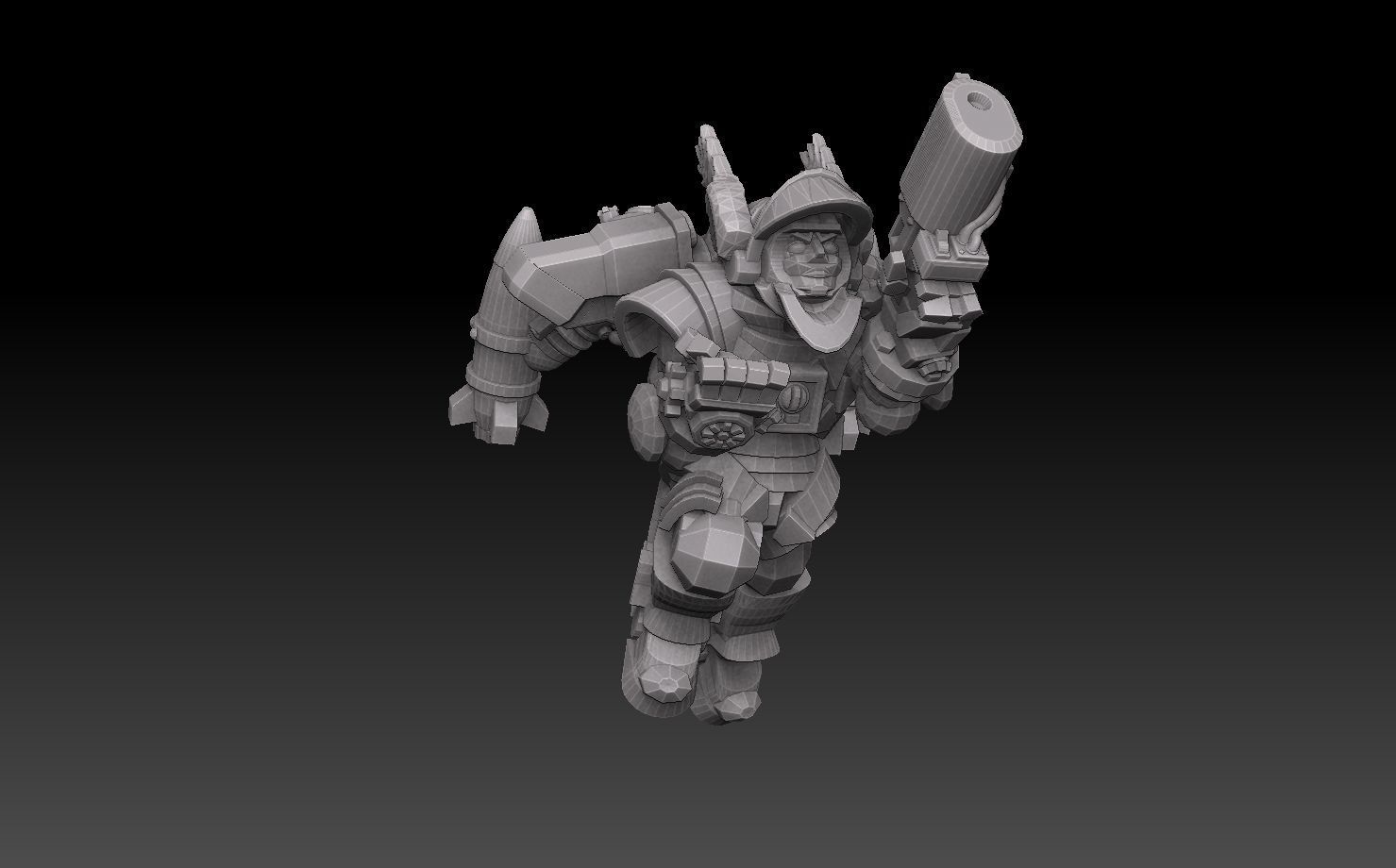 Astroknight Rocketmen Megapack 3D print model_36