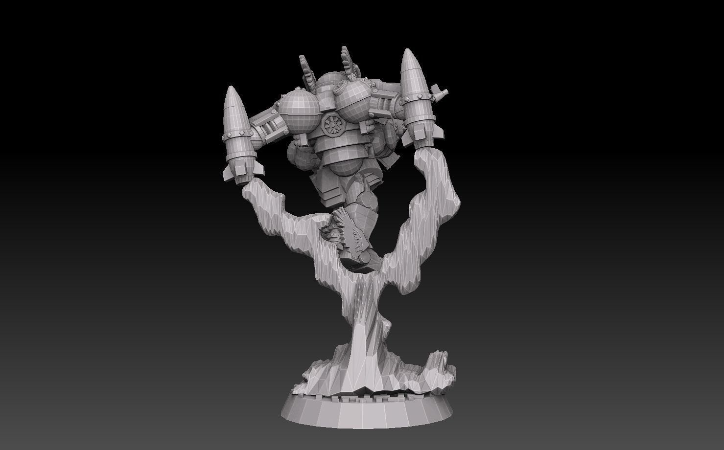 Astroknight Rocketmen Megapack 3D print model_11