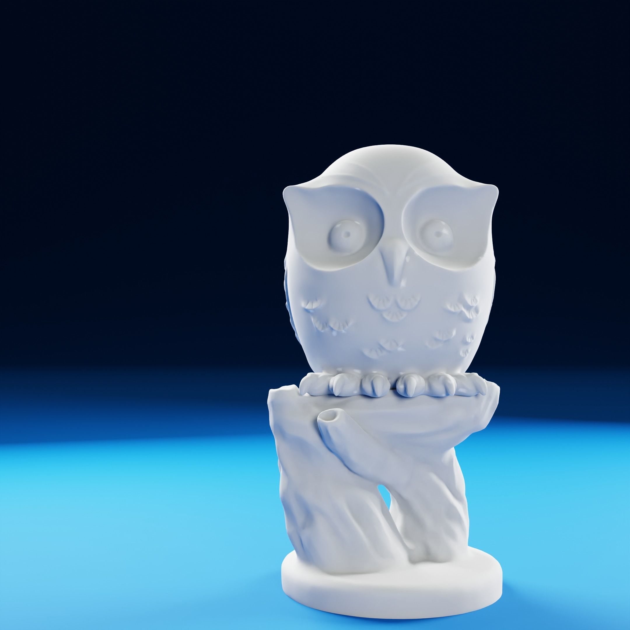 Baby Owl 3D print model_1