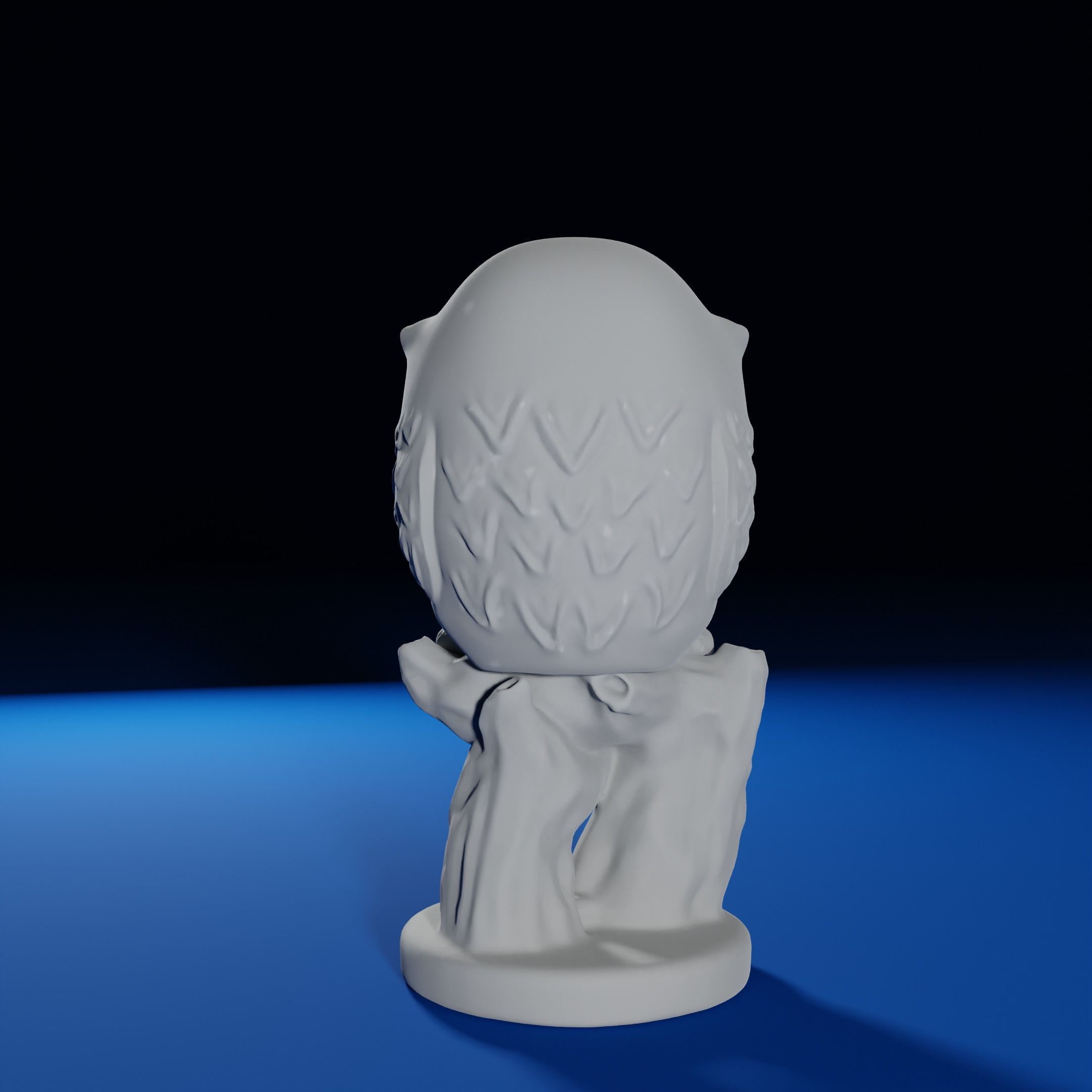 Baby Owl 3D print model_3