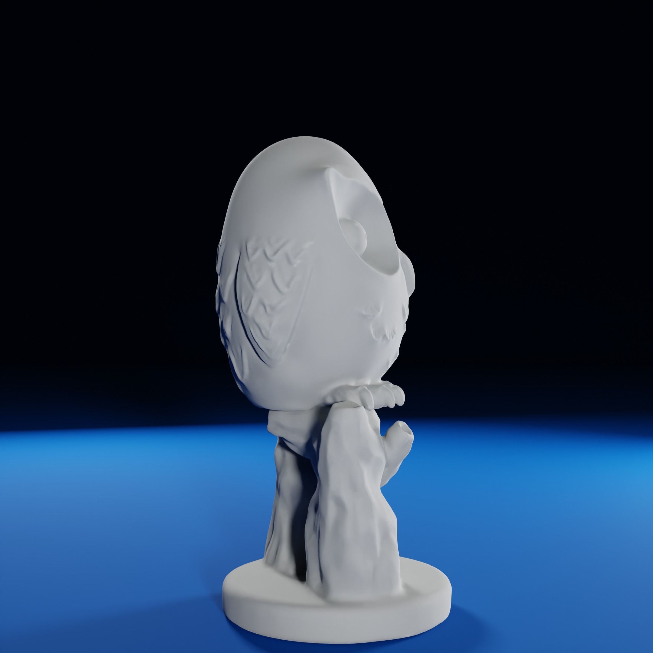 Baby Owl 3D print model_2