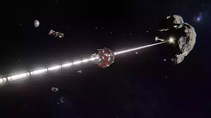 Space Elevator Scene 
