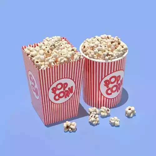 Popcorn Bucket 3D model