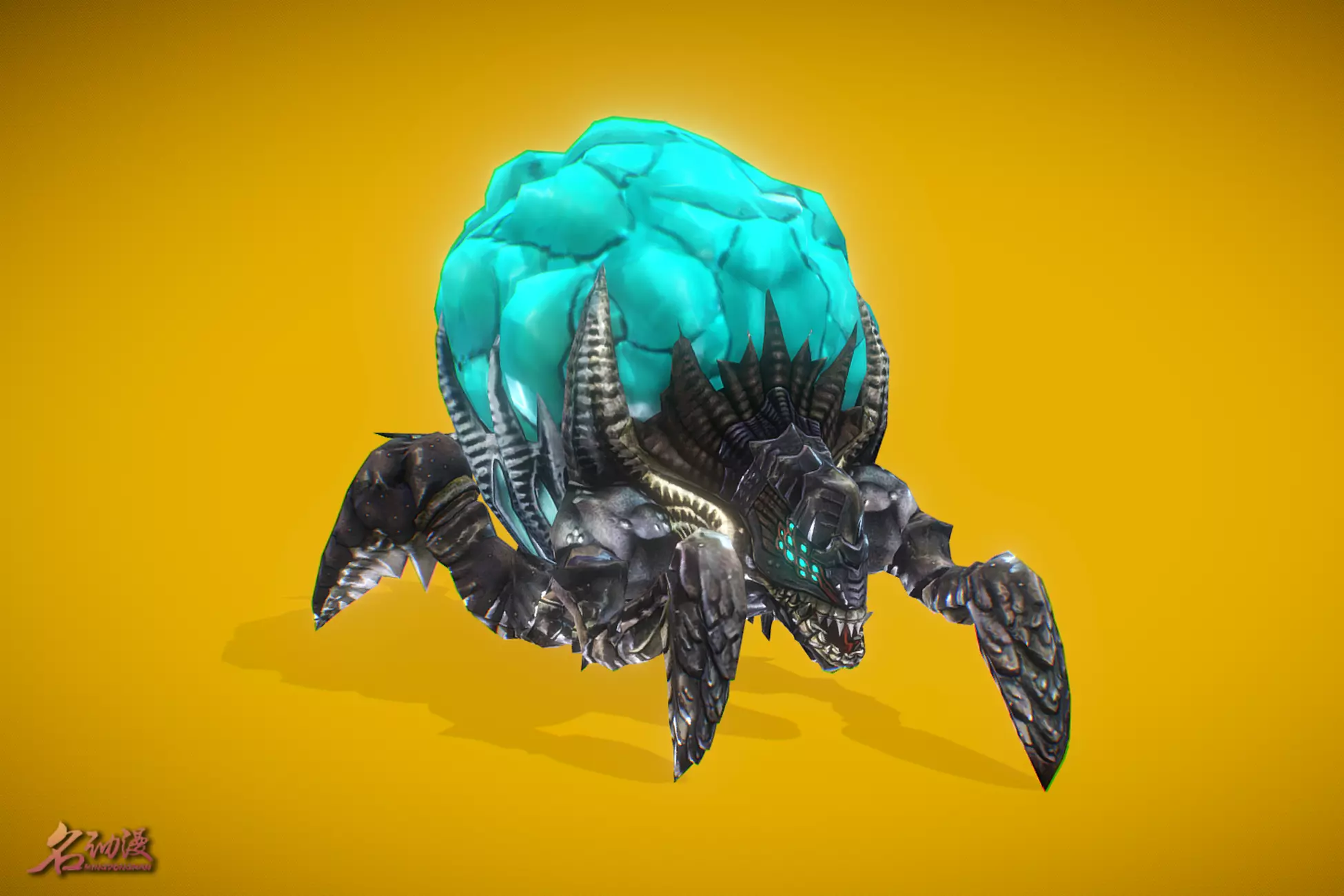 Aliens Explosive Low-poly 3D model_0