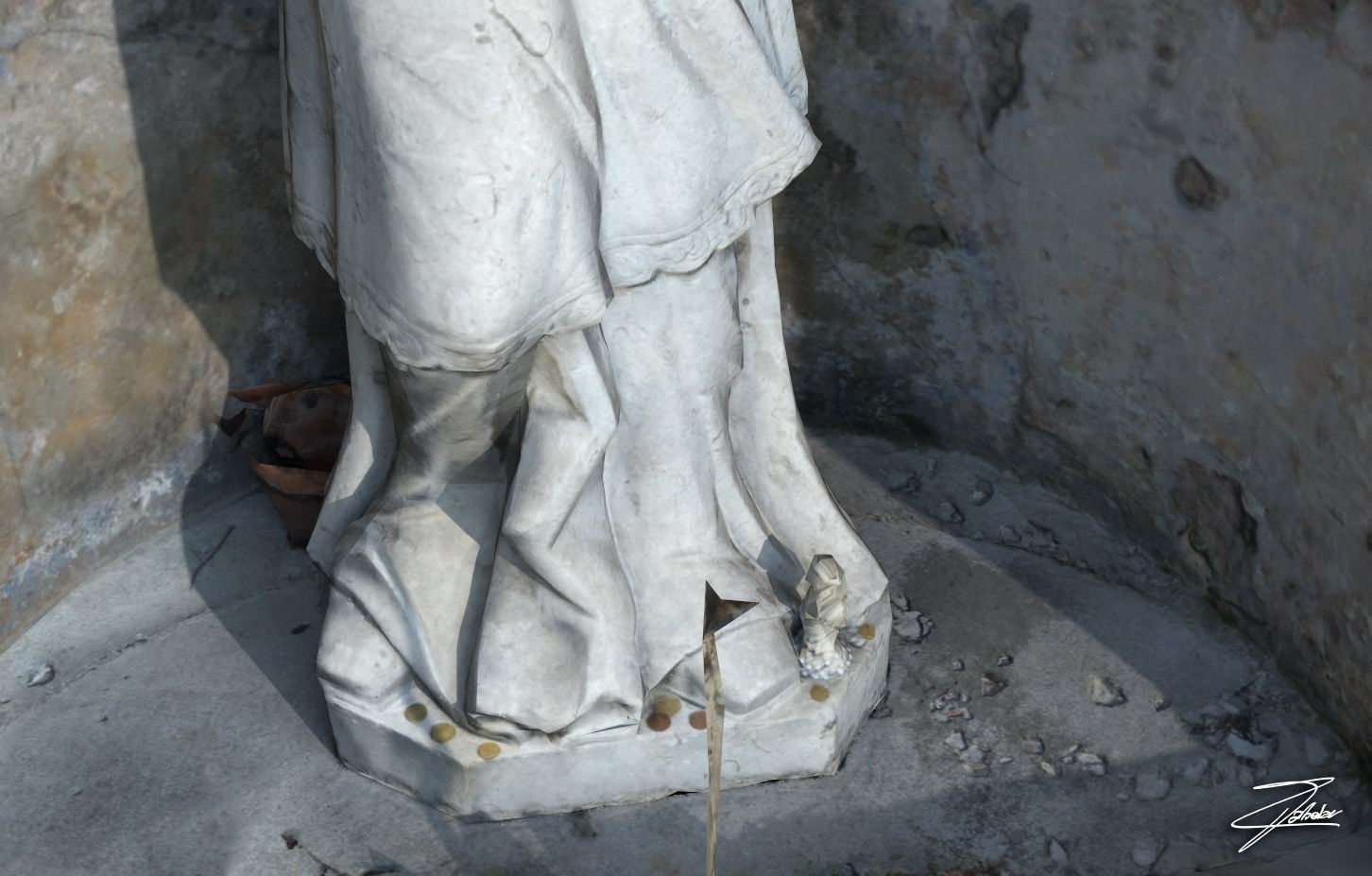 San Giovanni Nepomuceno Low-poly 3D model_11