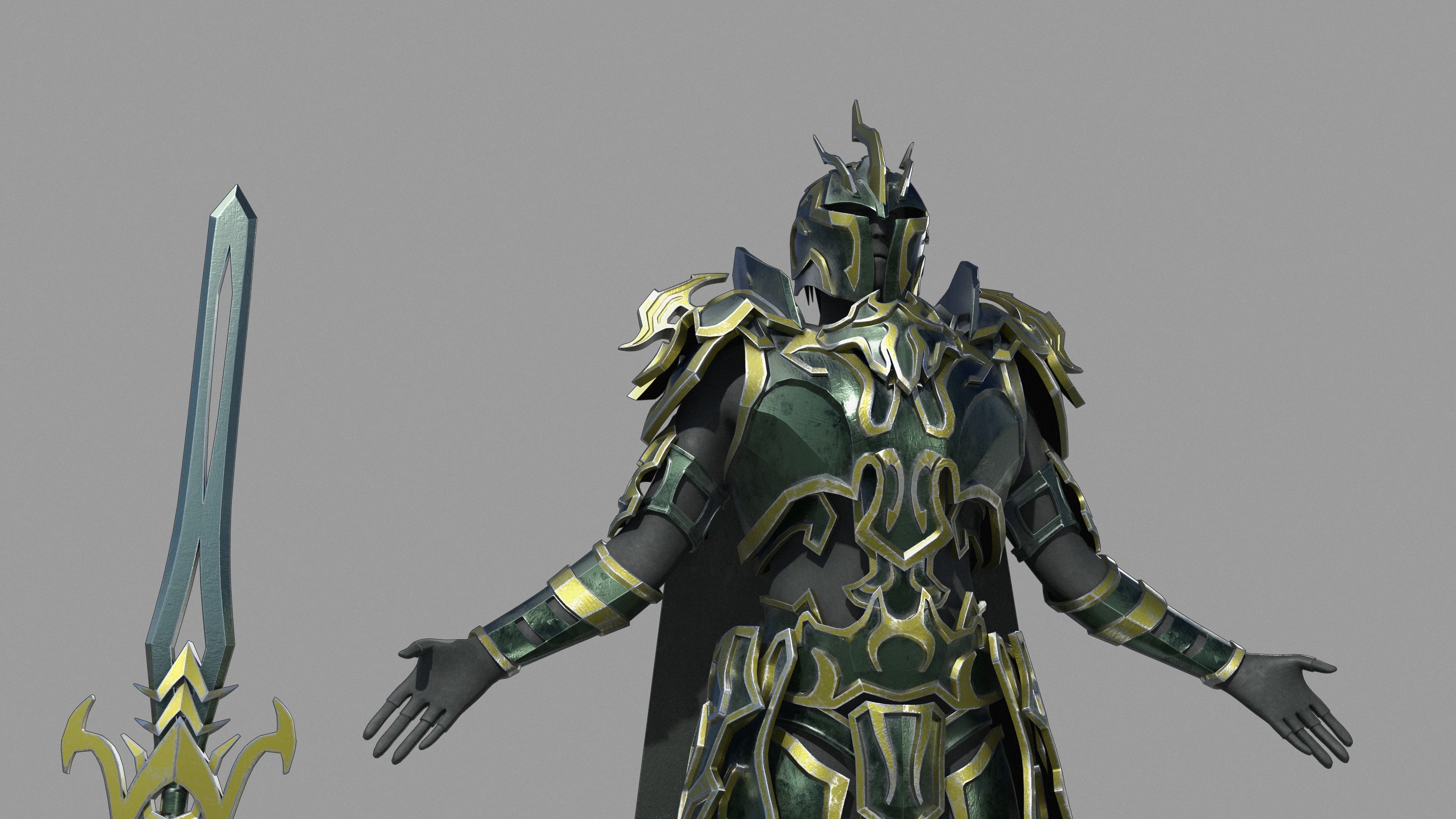 Unholy knight 3D model_7