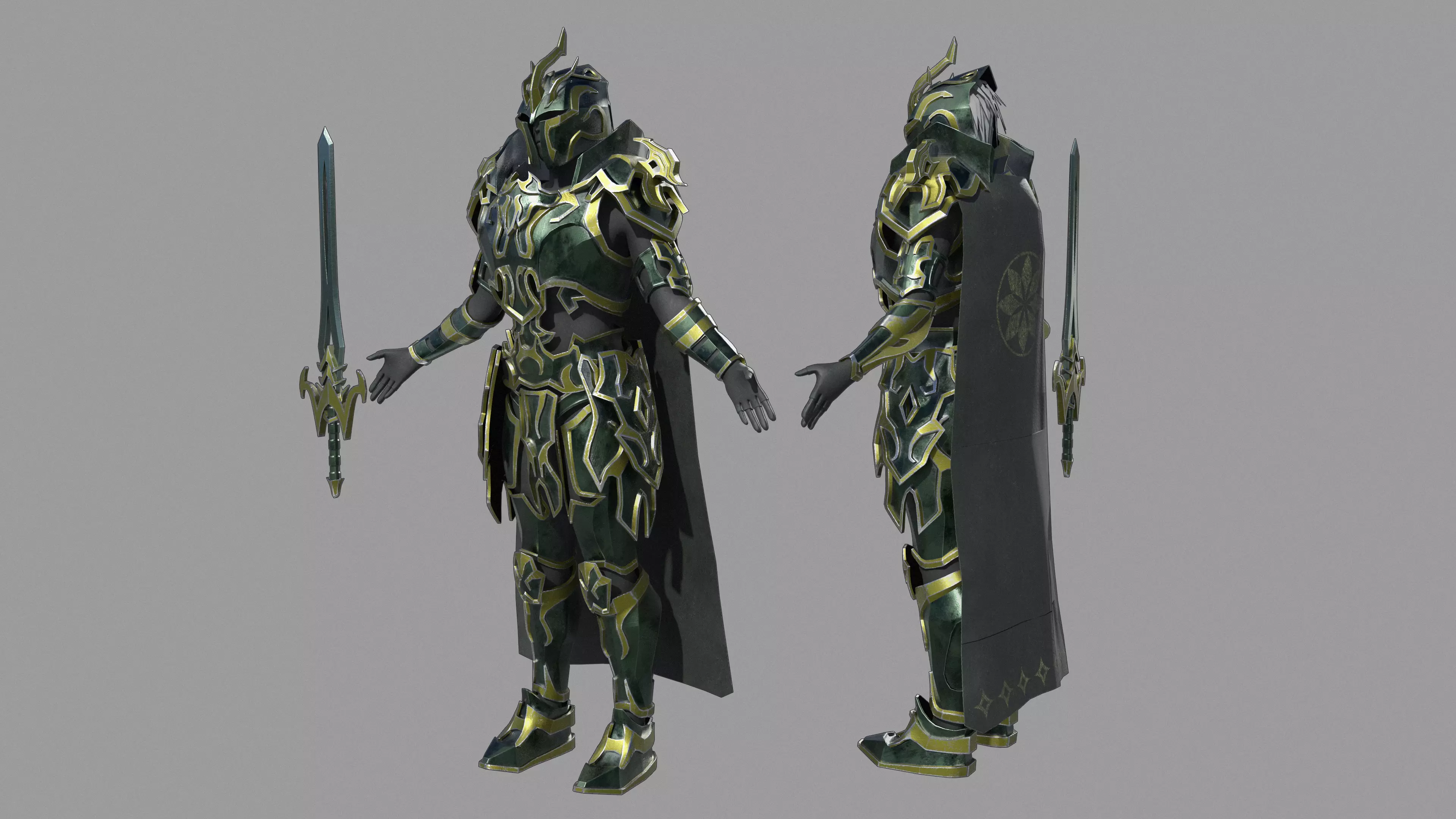 Unholy knight 3D model_0
