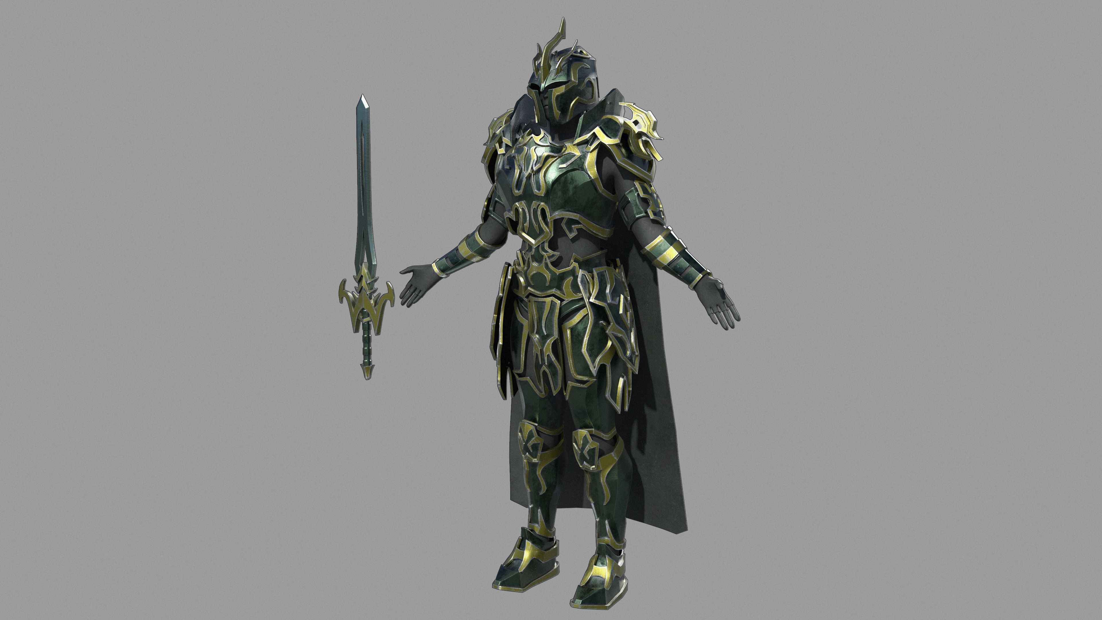 Unholy knight 3D model_3