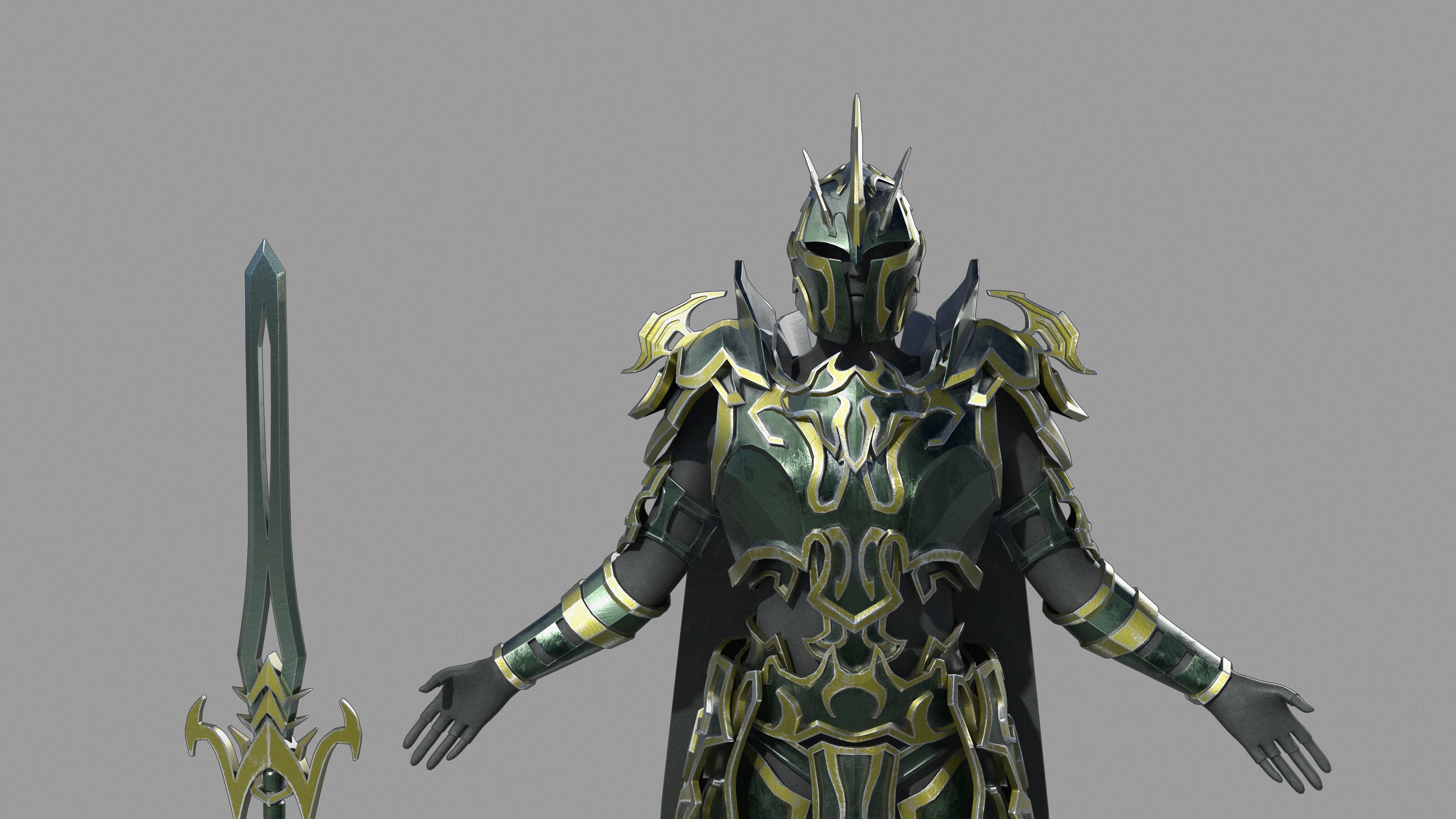 Unholy knight 3D model_6