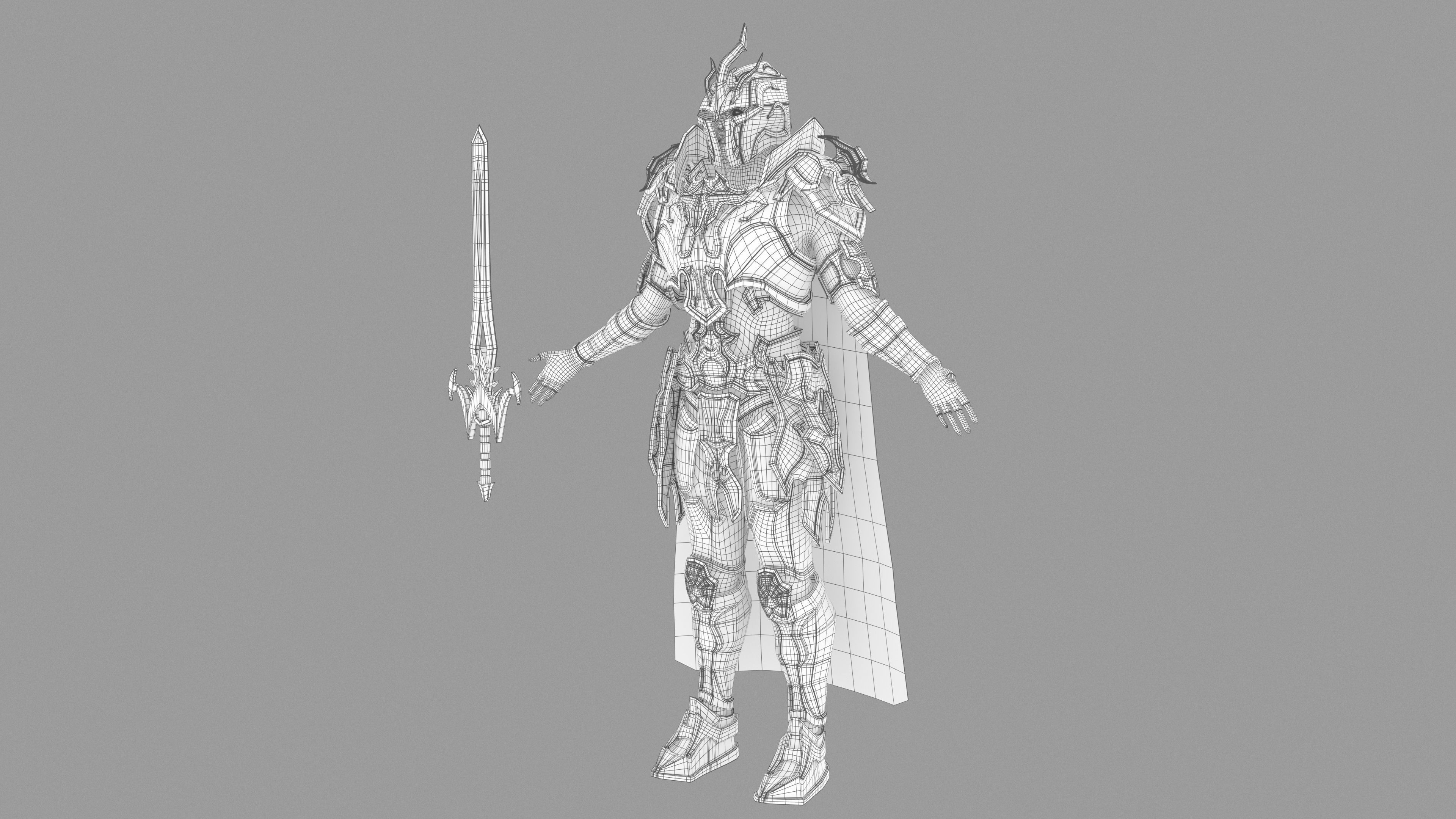 Unholy knight 3D model_8