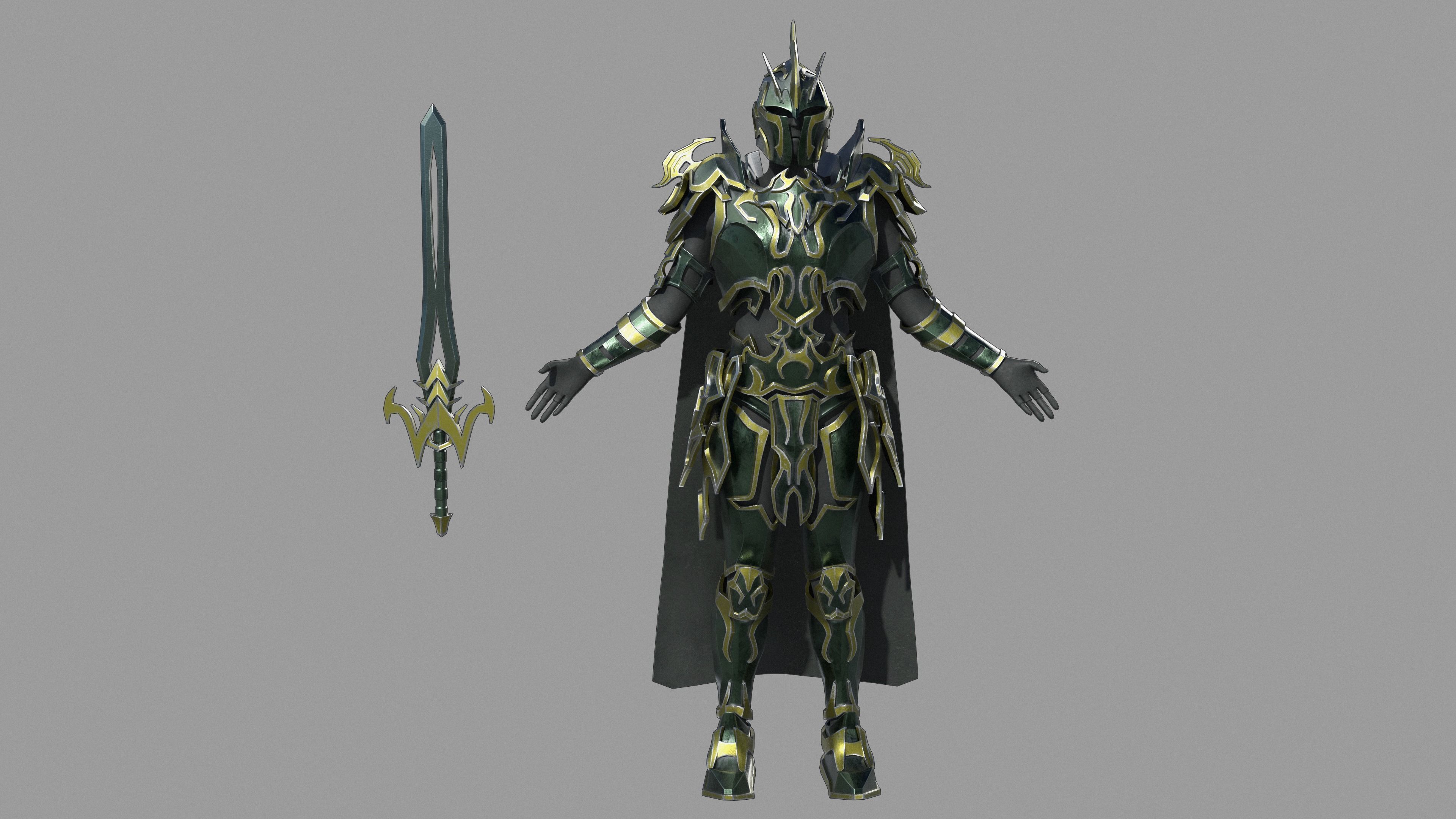 Unholy knight 3D model_2