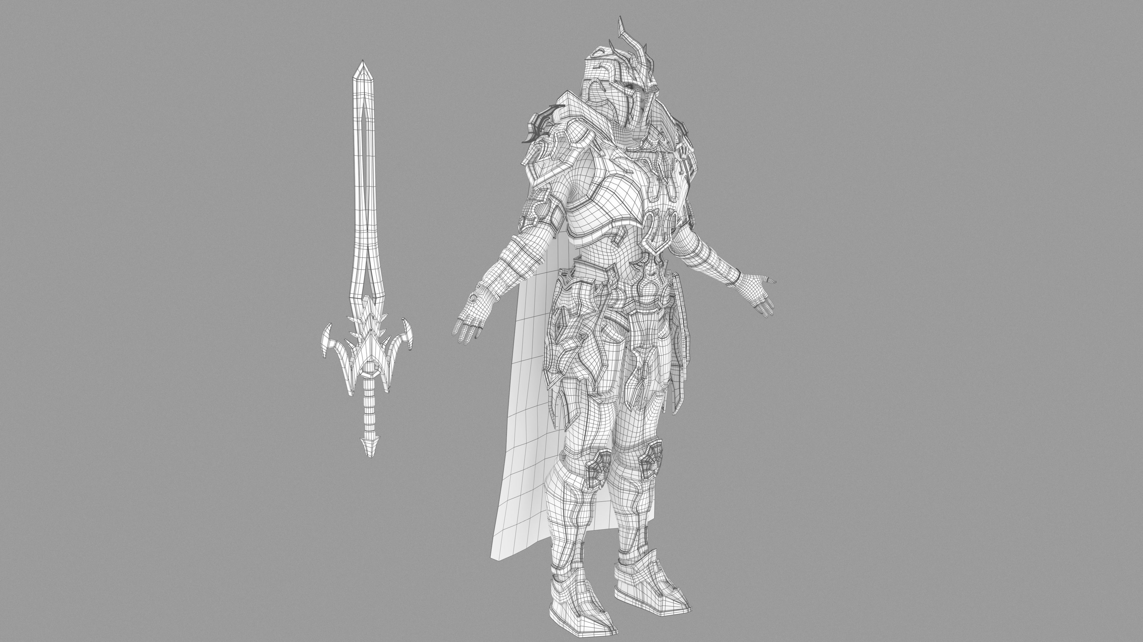 Unholy knight 3D model_9