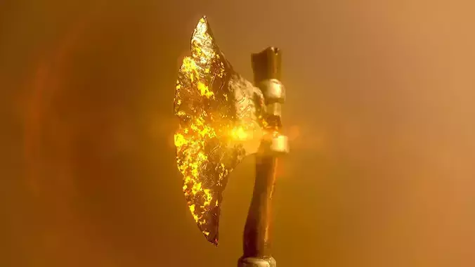 Burning Axe Free Viktig Games Free 3D model