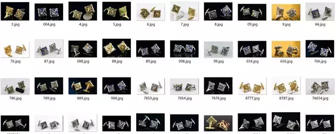 Cufflinks 12 Zodiac signs 3D print model
