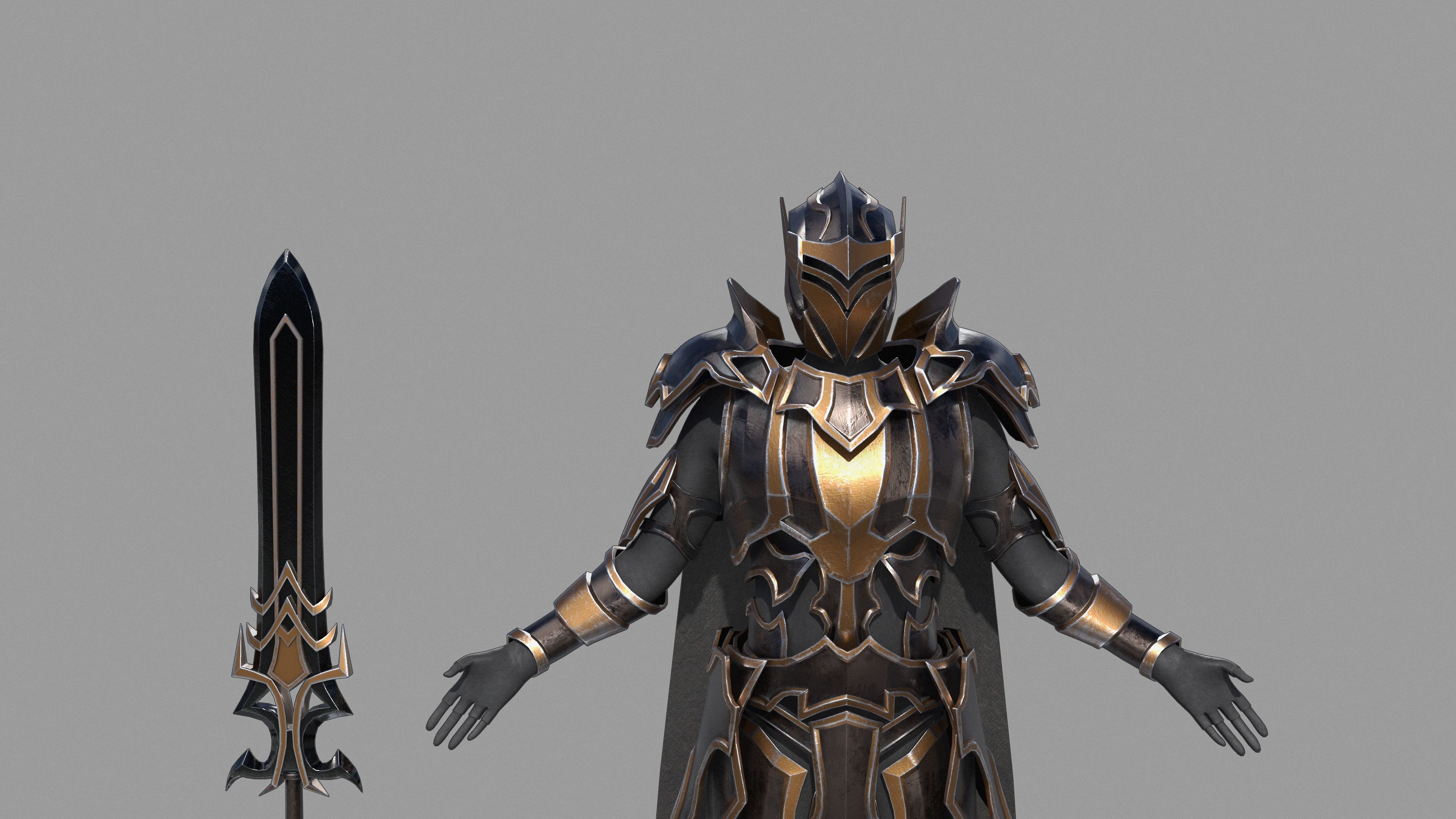 Unholy knight 3D model_6