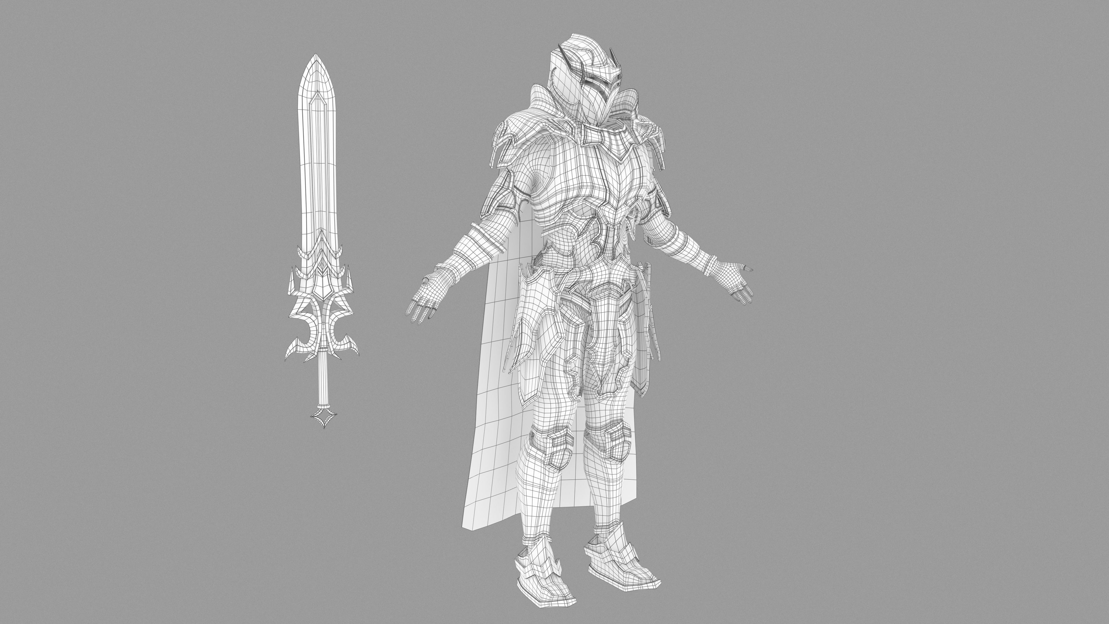 Unholy knight 3D model_9