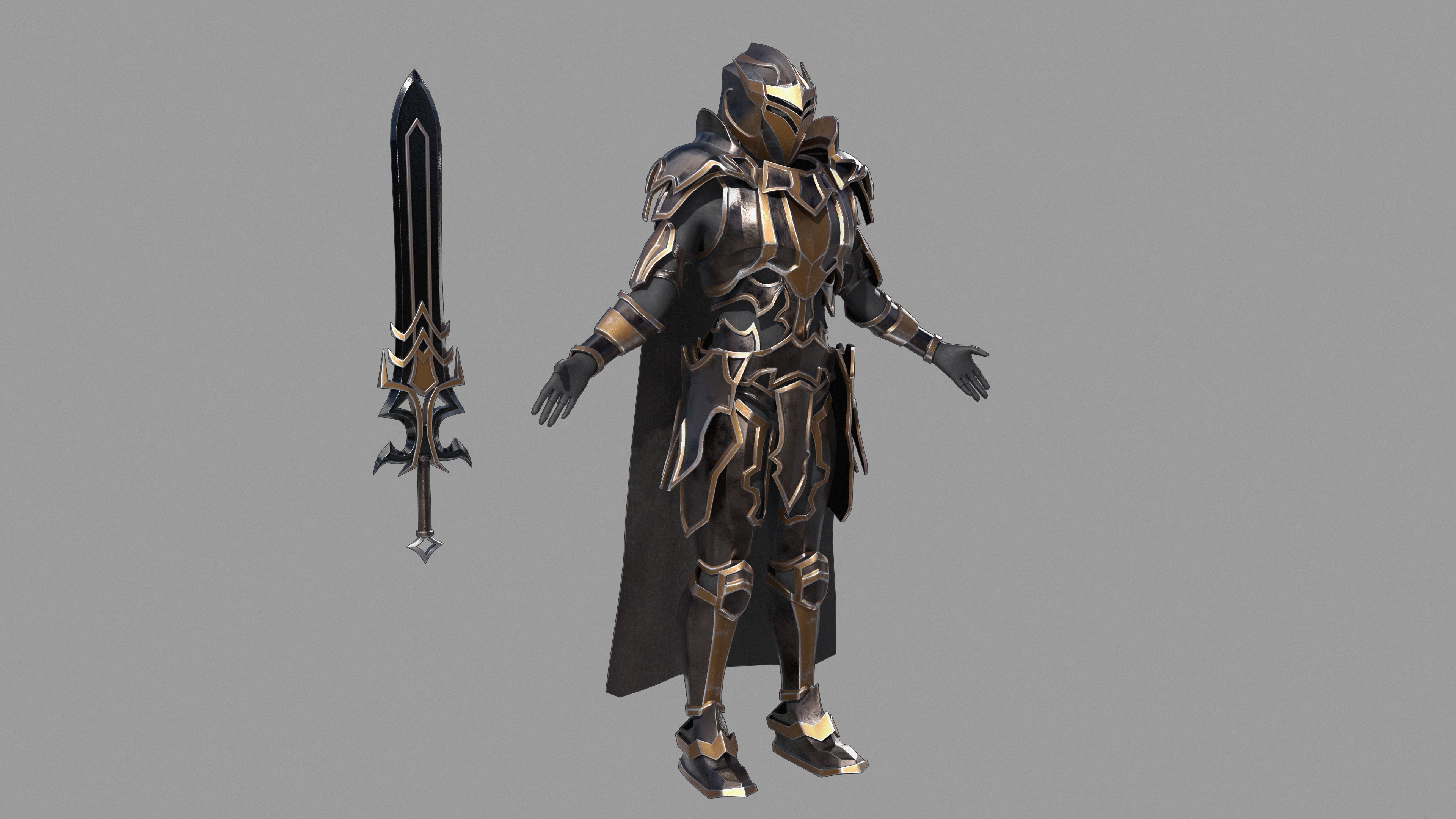 Unholy knight 3D model_1