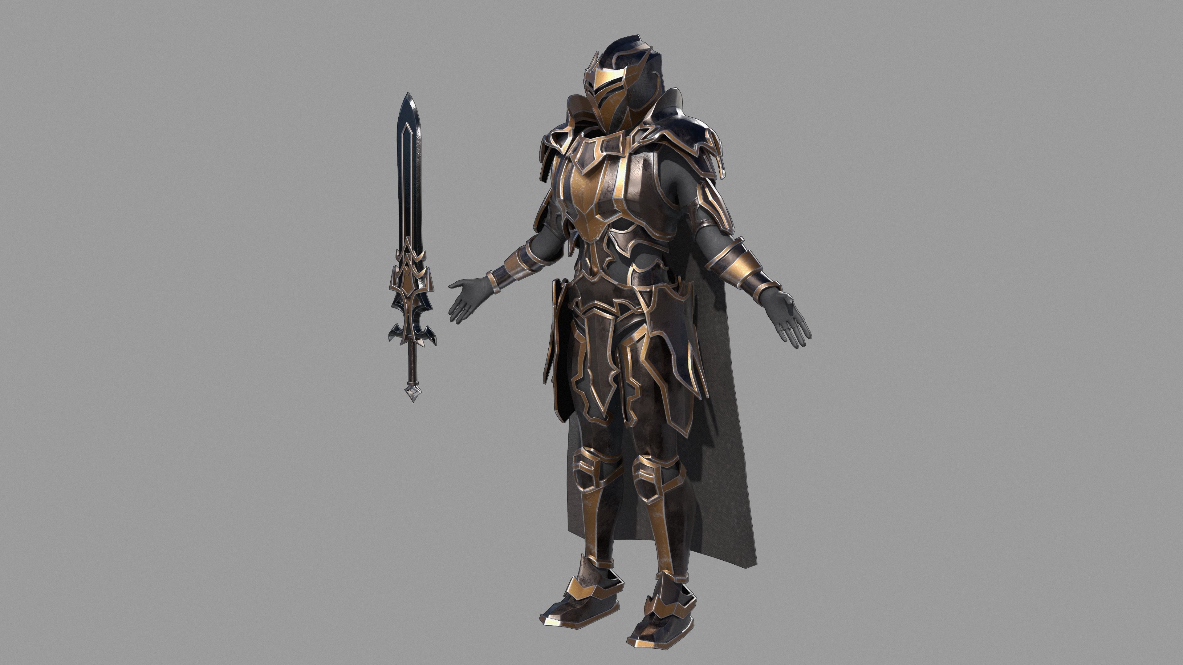 Unholy knight 3D model_3