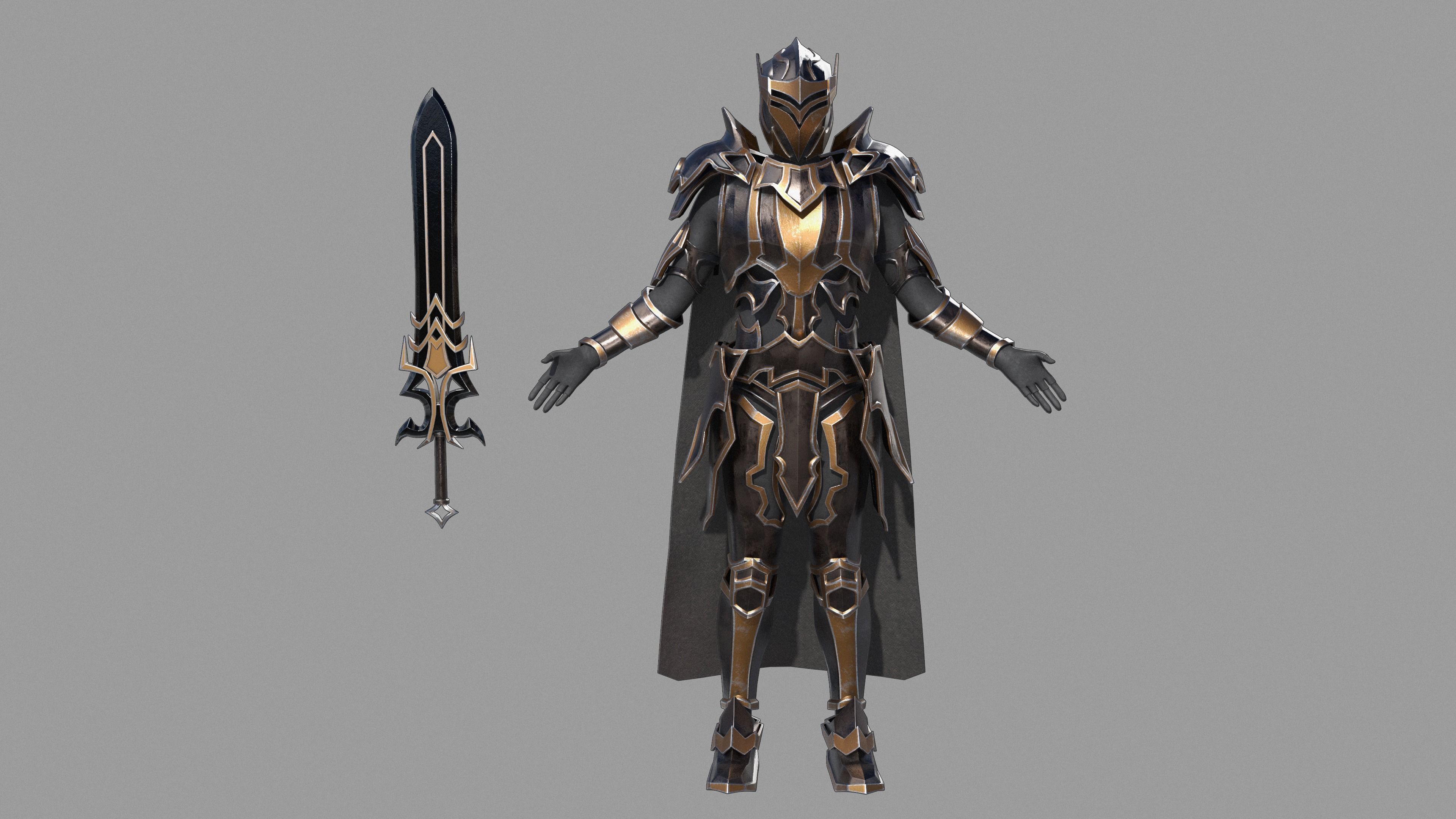 Unholy knight 3D model_2