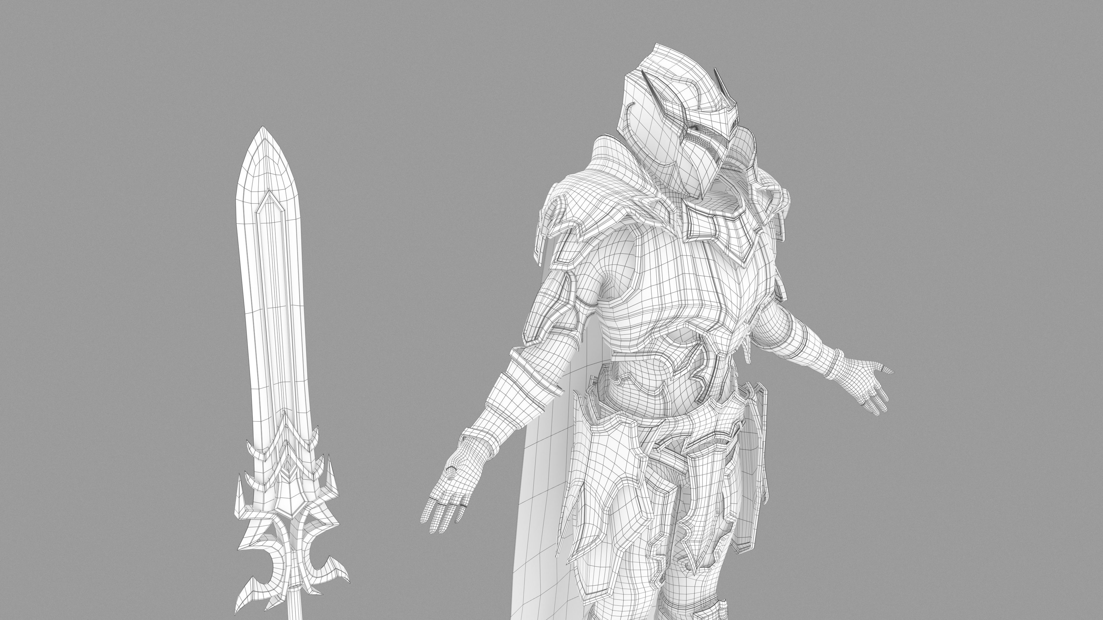 Unholy knight 3D model_14