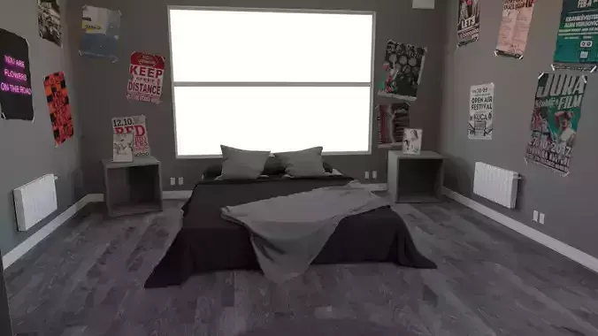 Bedroom Interior 4 3D model