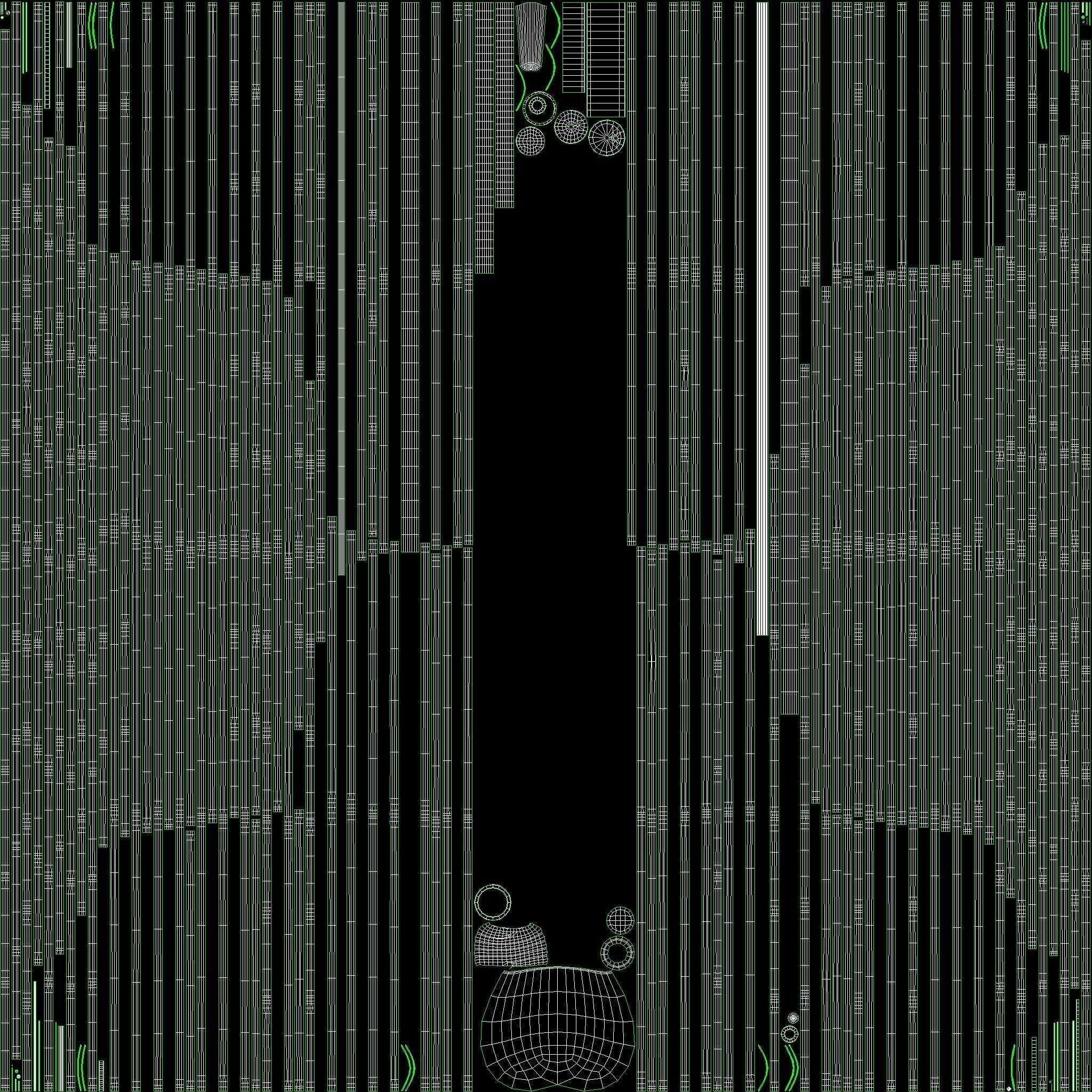 Lamp wood rotang wicker barrel 3D model_26