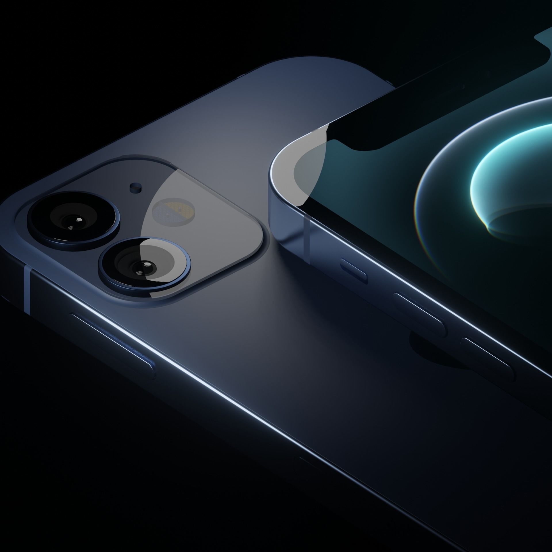 IPHONE 12 MINI Free 3D model_2