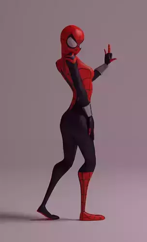Spider Girl Model