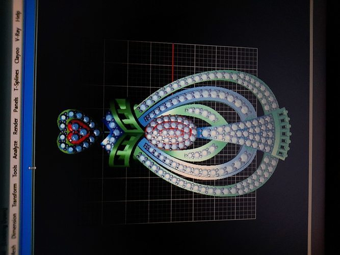 Heart flower 3D print model