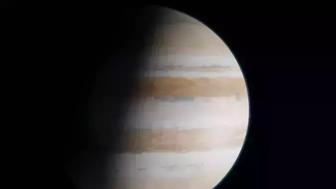 Jupiter With Photo Realistic Atmosphere