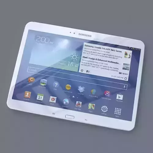 Samsung Galaxy Tab 3 3D model