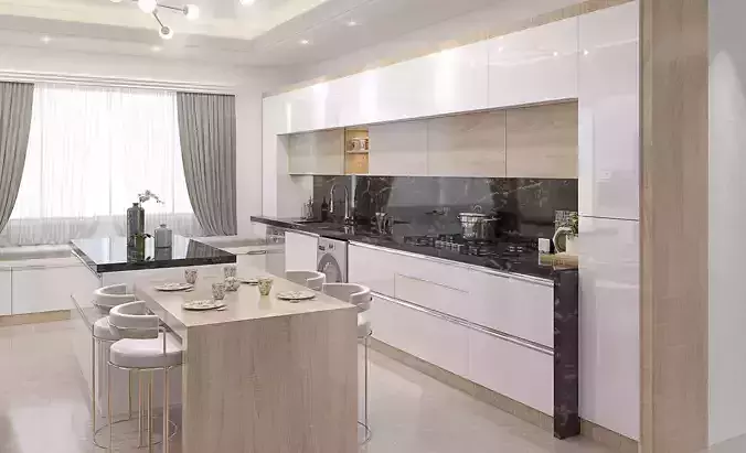 kitchen design 3D model
