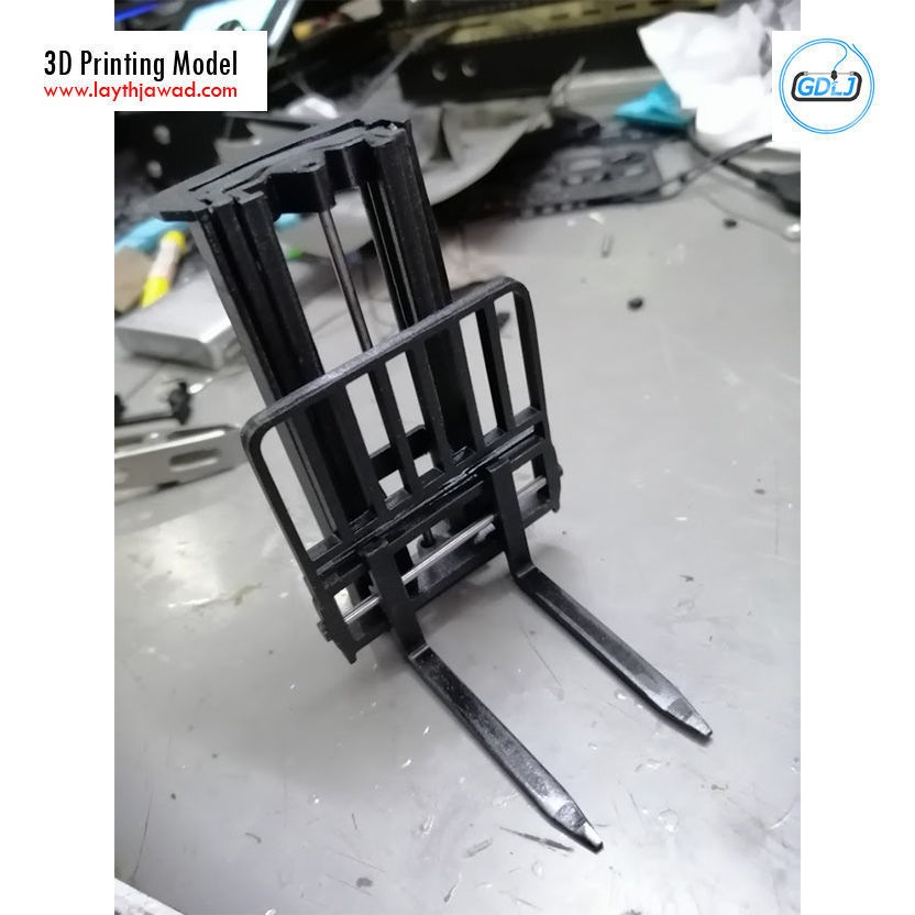 Clark S20 53 Forklift Truck - PRO version 3D print model_38