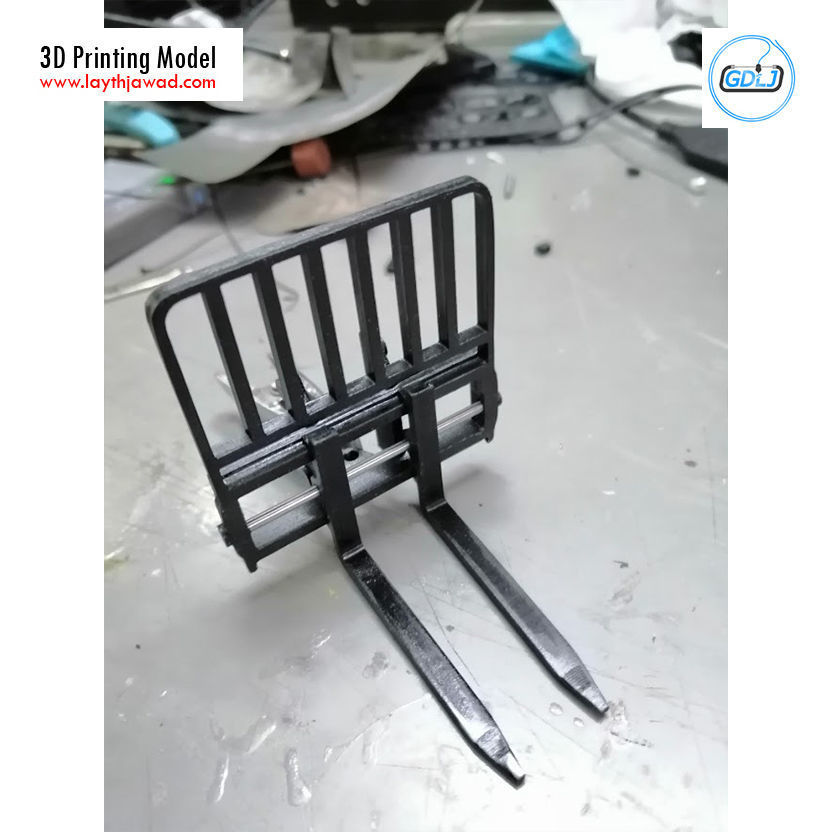 Clark S20 53 Forklift Truck - PRO version 3D print model_19