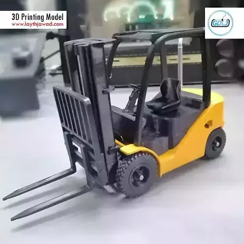 Clark S20 53 Forklift Truck - PRO version 3D print model