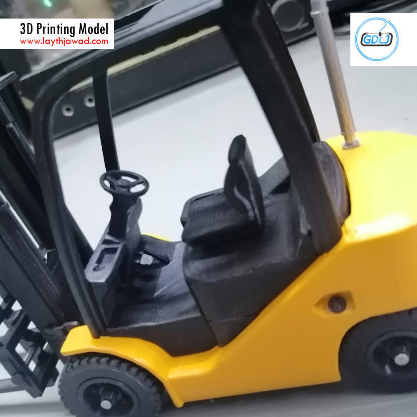 Clark S20 53 Forklift Truck - PRO version 3D print model_15