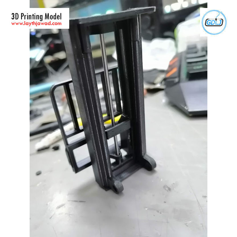 Clark S20 53 Forklift Truck - PRO version 3D print model_27