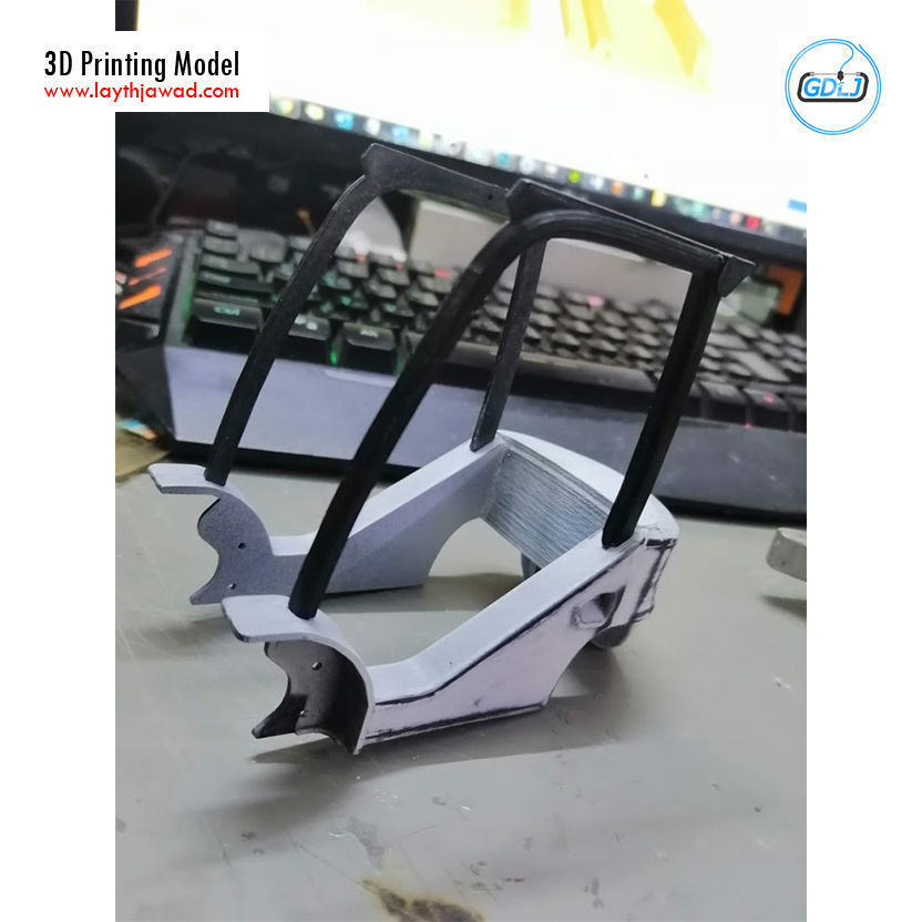 Clark S20 53 Forklift Truck - PRO version 3D print model_47