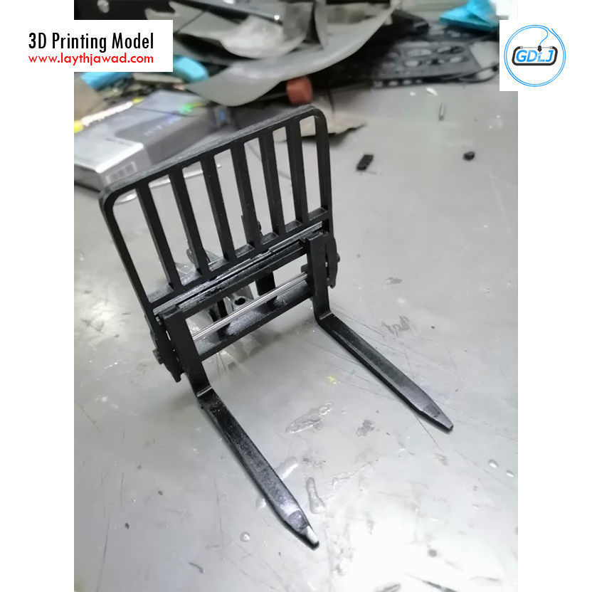 Clark S20 53 Forklift Truck - PRO version 3D print model_41