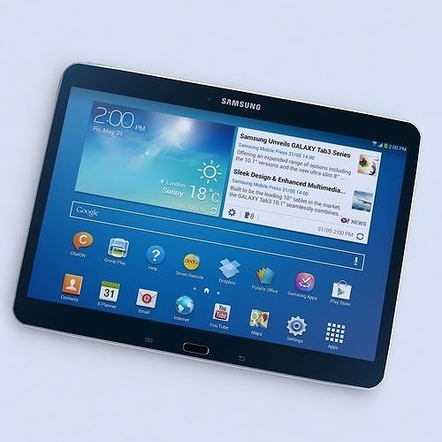 Samsung Galaxy Tab 3 Midnight Black 3D model