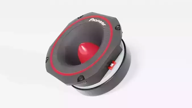  Speaker Tweeter 02 - Blender 3d