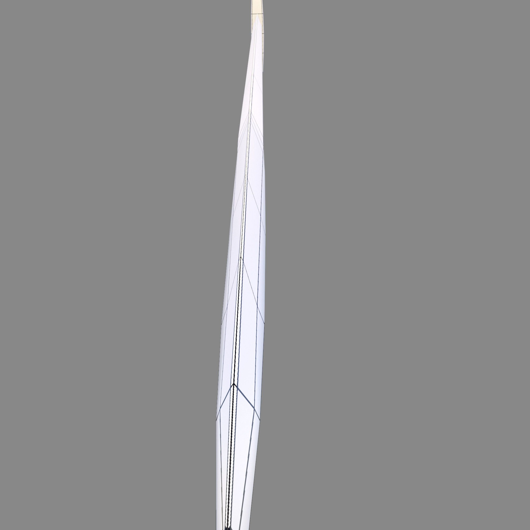 Viking Celtic Cross Sword Low-poly 3D model_43