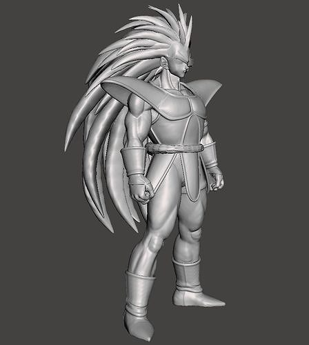 Raditz 3D Model dragon ball character 3D print model